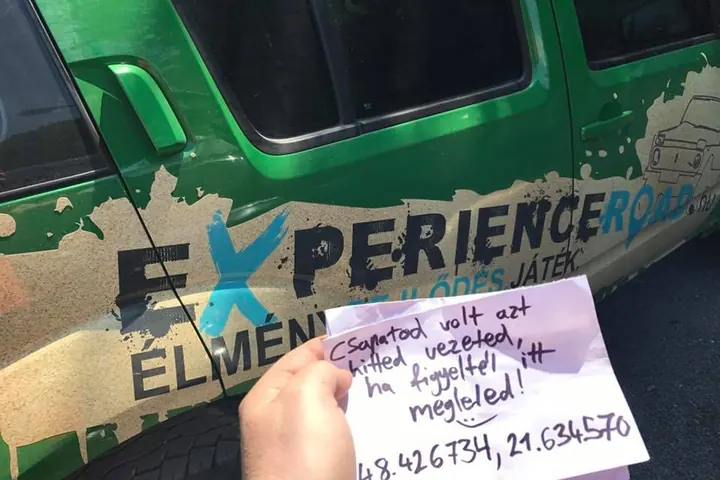 Pillanatkép az élménytréningről